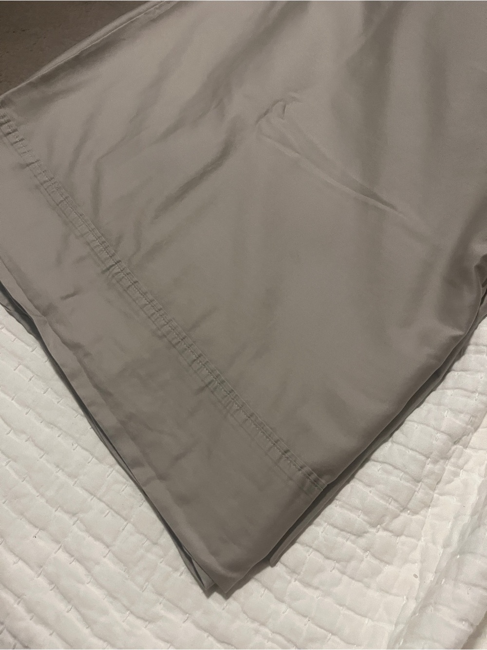 Ralph Lauren 100% Cotton “Dove Grey” Flat Sheet in Size: FULL DOUBLE.